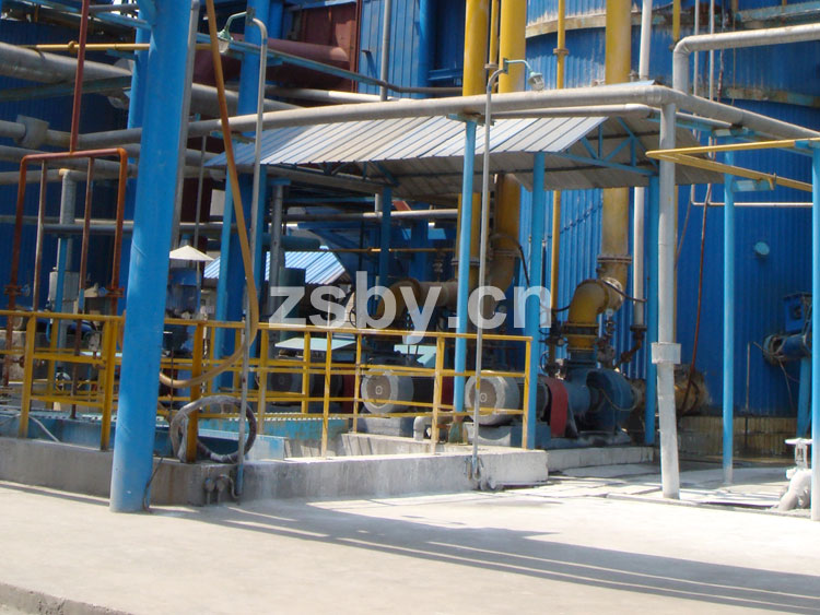 魏橋紡織股份有限公司濱州熱電廠使用宙斯泵業(yè)襯塑泵