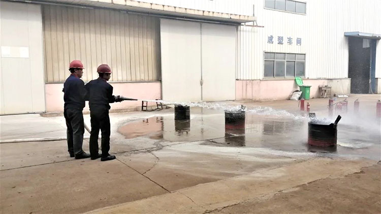 宙斯泵業(yè)開展消防演練